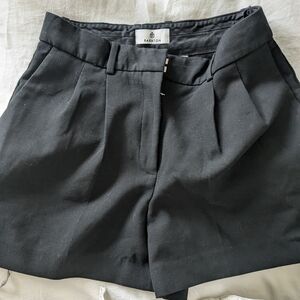 Babaton Aritzia Black Dress Shorts